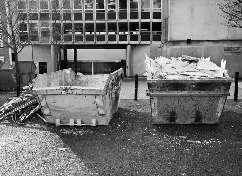 Secure document shredding during office clearance