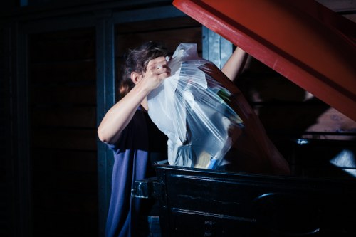 Team members efficiently managing clearance tasks