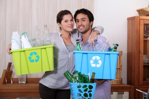 Proper disposal of items during garage clearance