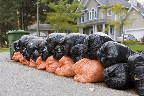Safety measures for demolition waste removal