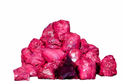 Garden waste ready for muck away services in Wood Green